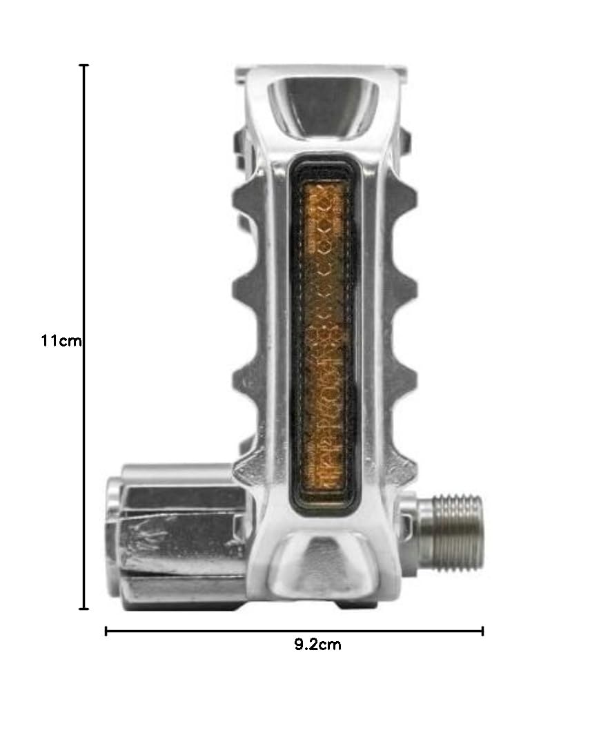 MKS FD-7 폴딩 페달 실버 와이드 이미지 6