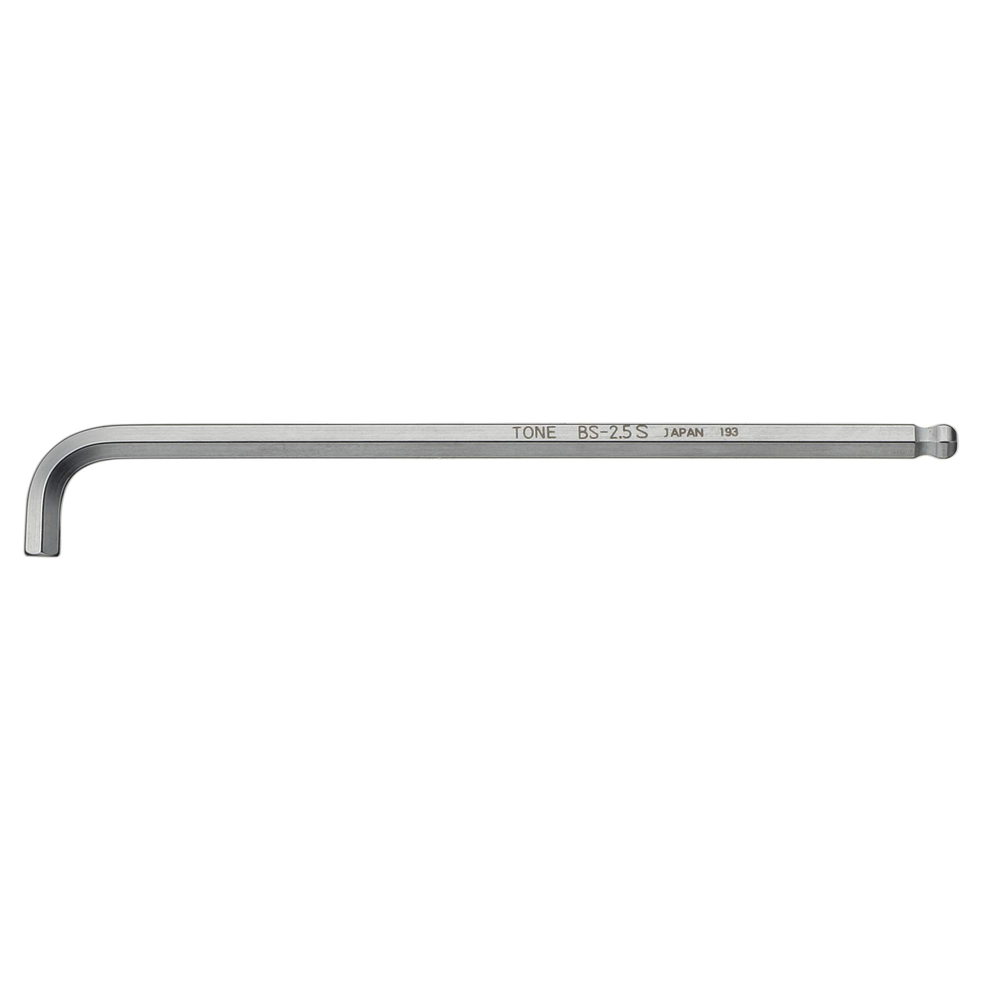 토네 숏 볼포인트 L형 육각렌치 BS-2.5S 2.5mm 이미지 1