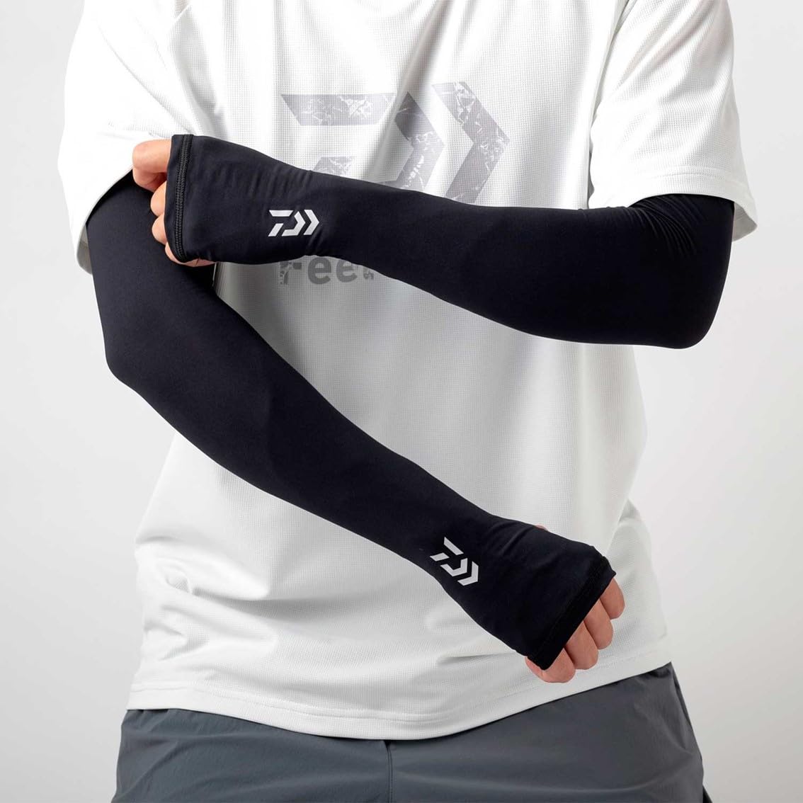 다이와 아이스드라이 DA-7725 암커버 손가락 슬릿형 M 건메탈 이미지 2