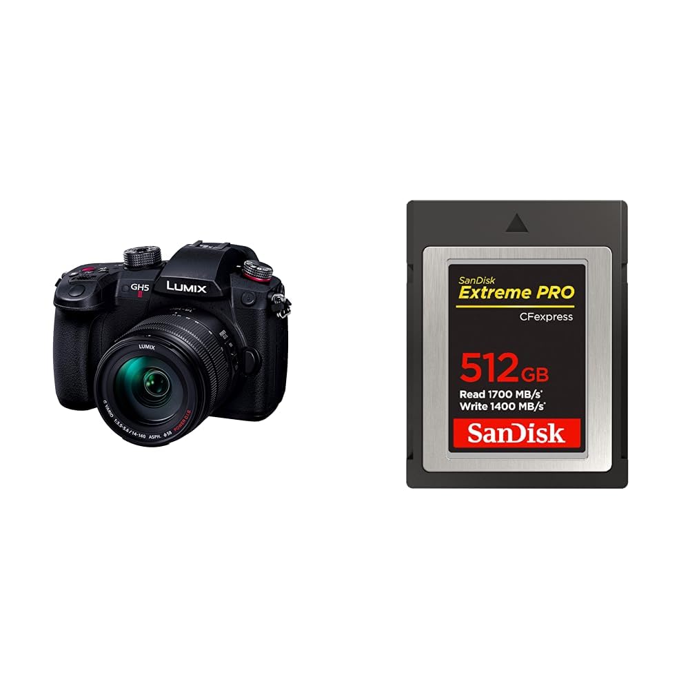 파나소닉 루믹스 블랙 DC-GH5M2H 미러리스 카메라 고배율렌즈킷