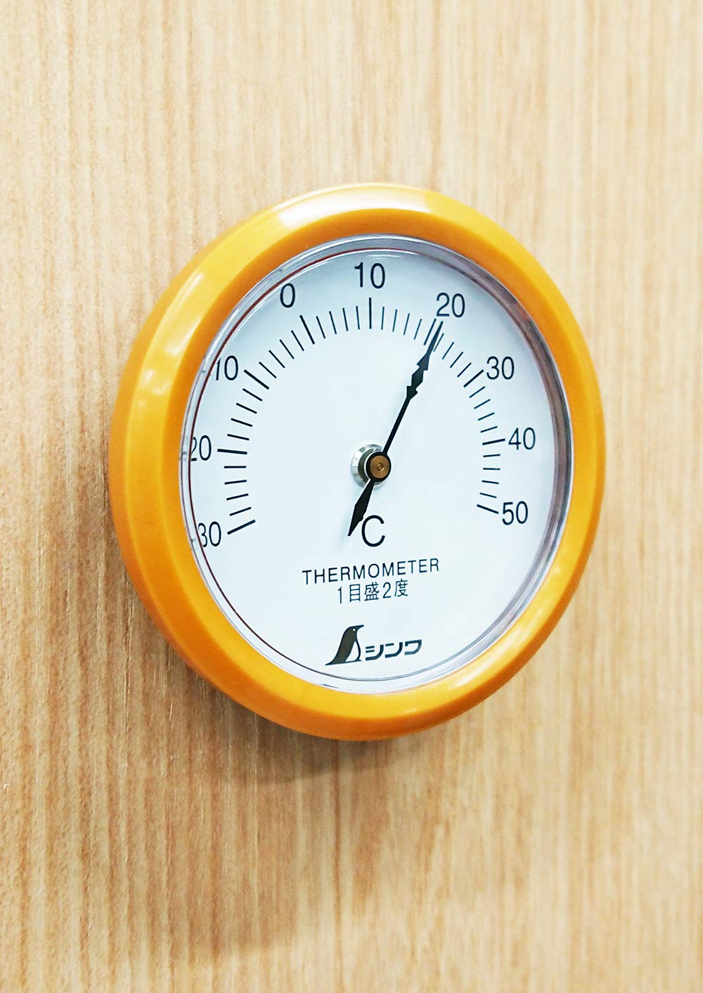 신와 S-3 원형 6.5cm 아날로그 온도계 이미지 4