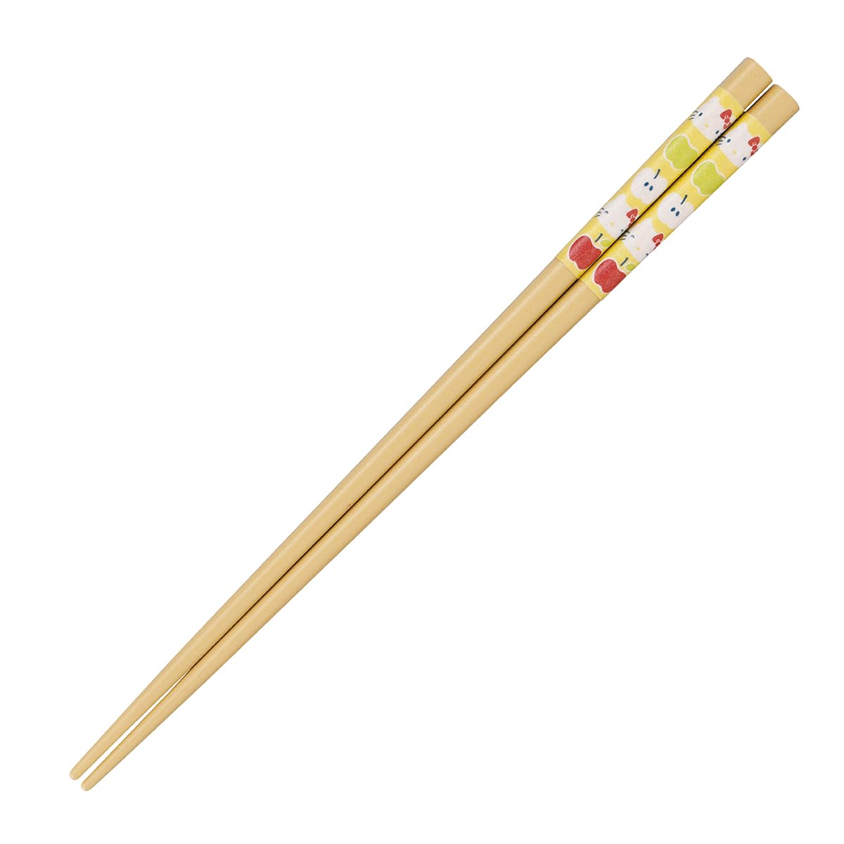 야마카 이로도리 헬로키티 옐로우 HK202-840 23cm 나무 젓가락