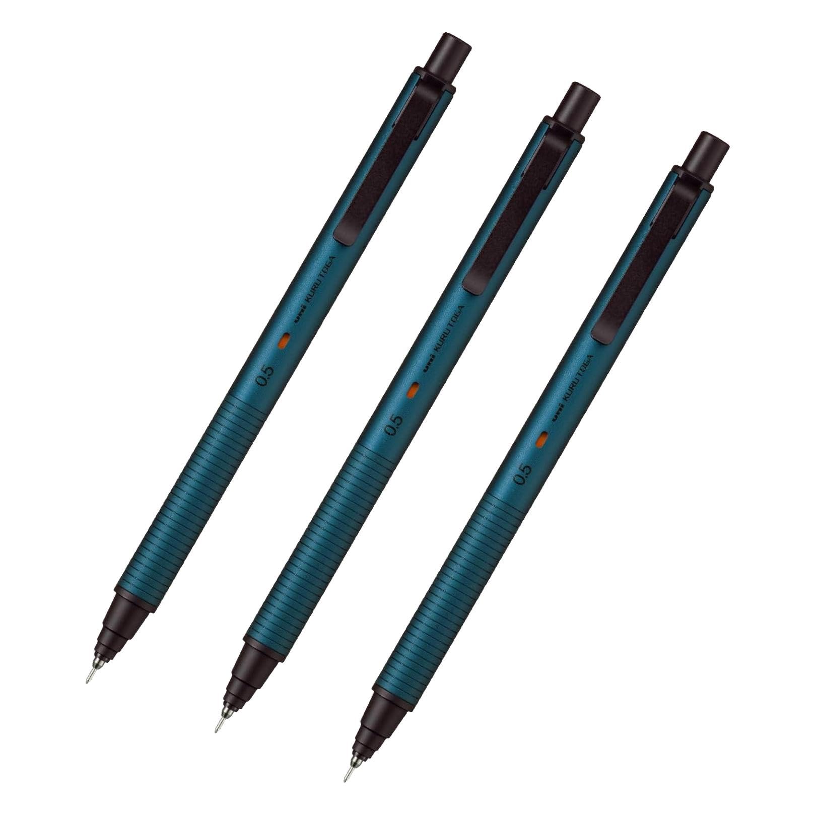 미쓰비시 연필 쿠루토가 메탈 사일런트 블루 M5KH1P.10 0.5mm 샤프 0.5mm