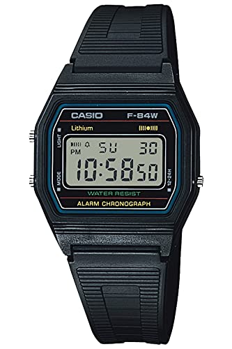 카시오 컬렉션 F-84W-1QJH 디지털 손목시계 F-84 블랙 1개 이미지 2