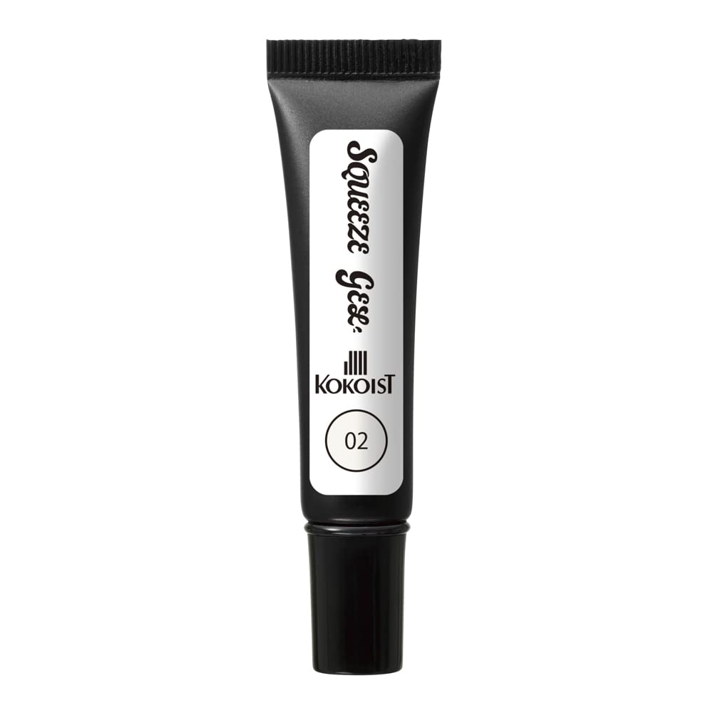 코코이스트 스퀴즈젤 02 시어 화이트 10g 네일 아트젤 UV LED 겸용