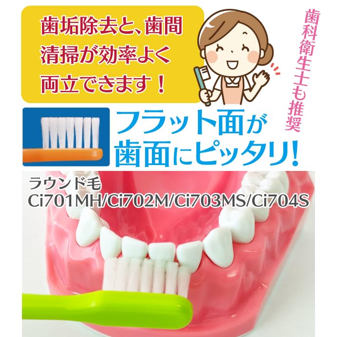 Ci메디컬 초슬림 칫솔 703 MS 약간부드러운 50입 이미지 3
