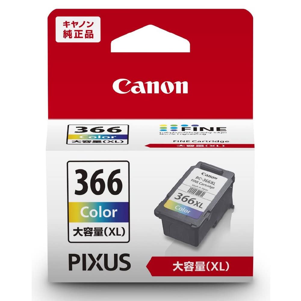캐논 BC-366XL 3색 컬러 대용량 정품 잉크 카트리지 대 색상 단품
