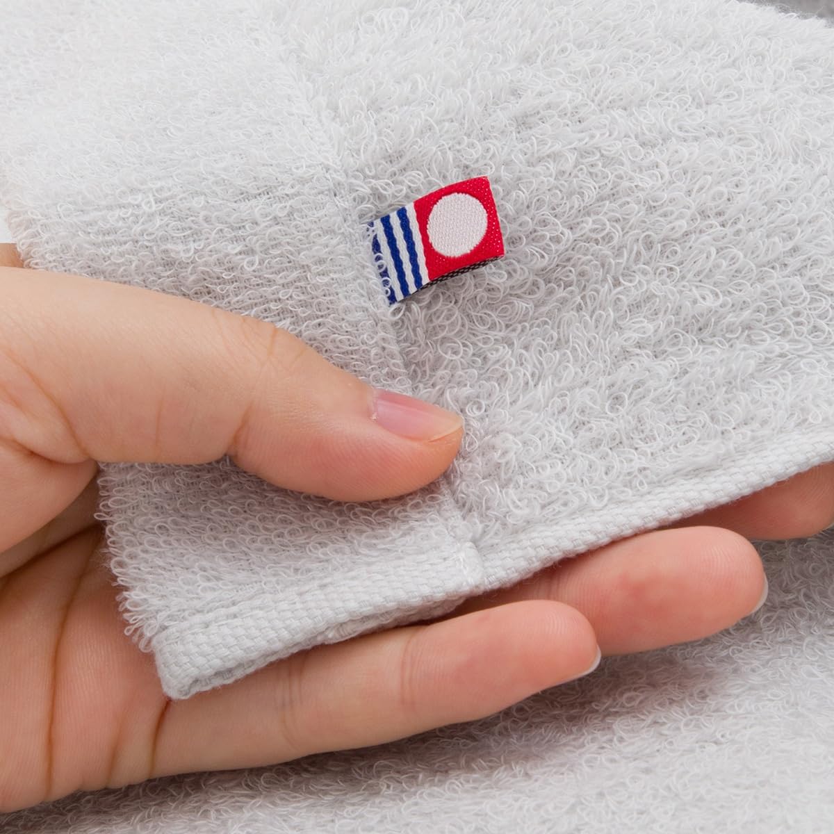 니토리 이마바리 폭신한 페이스타월 라이트그레이 7761072 이미지 3