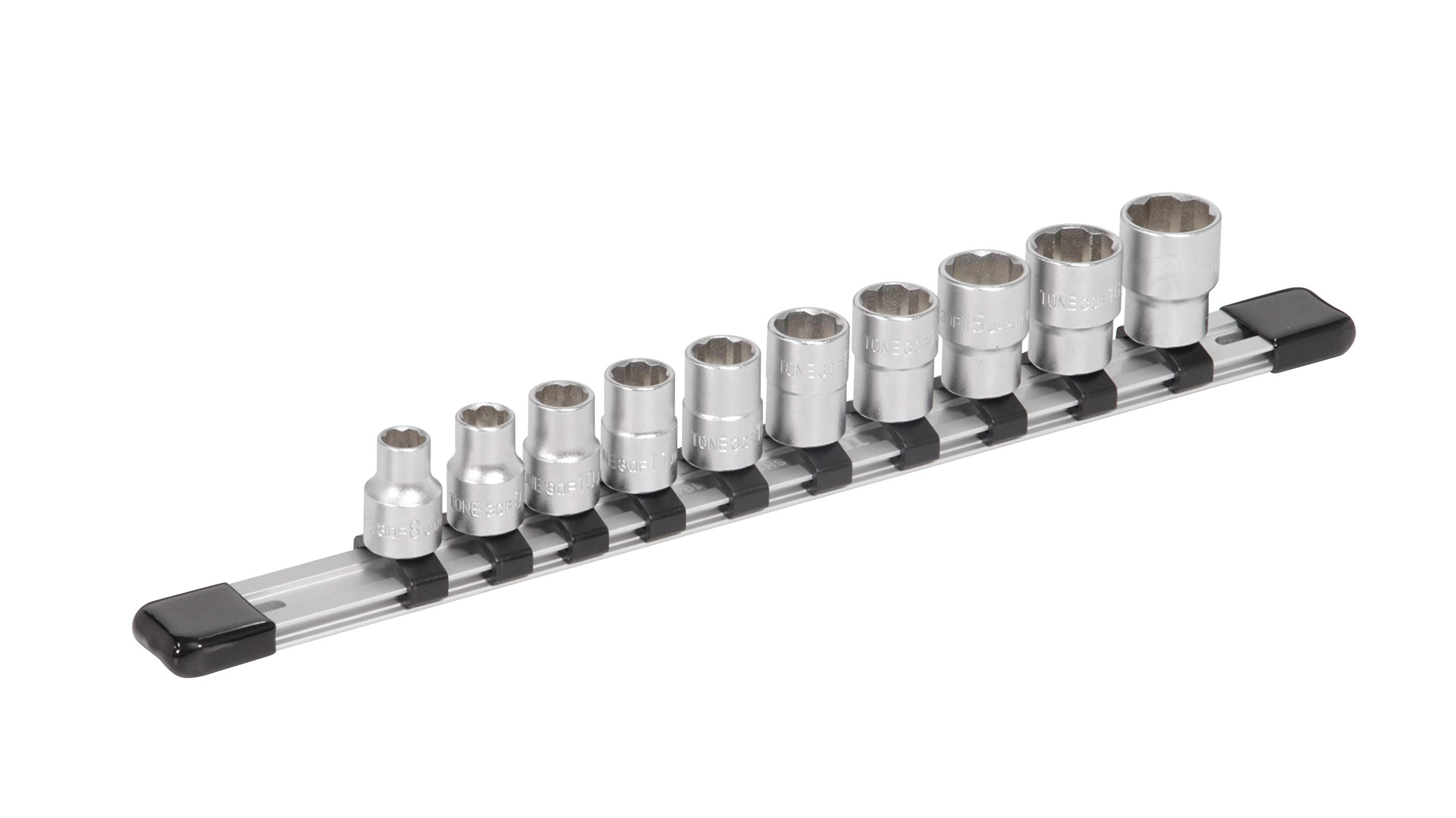 토네 퀵핏 HQF310 9.5mm 소켓 세트 10점 홀더포함 이미지 2