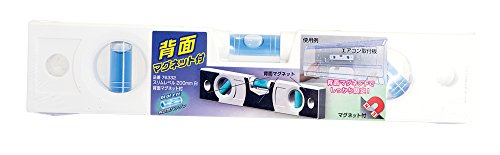 신와 슬림 레벨 화이트 뒷면 마그넷 76332 200mm