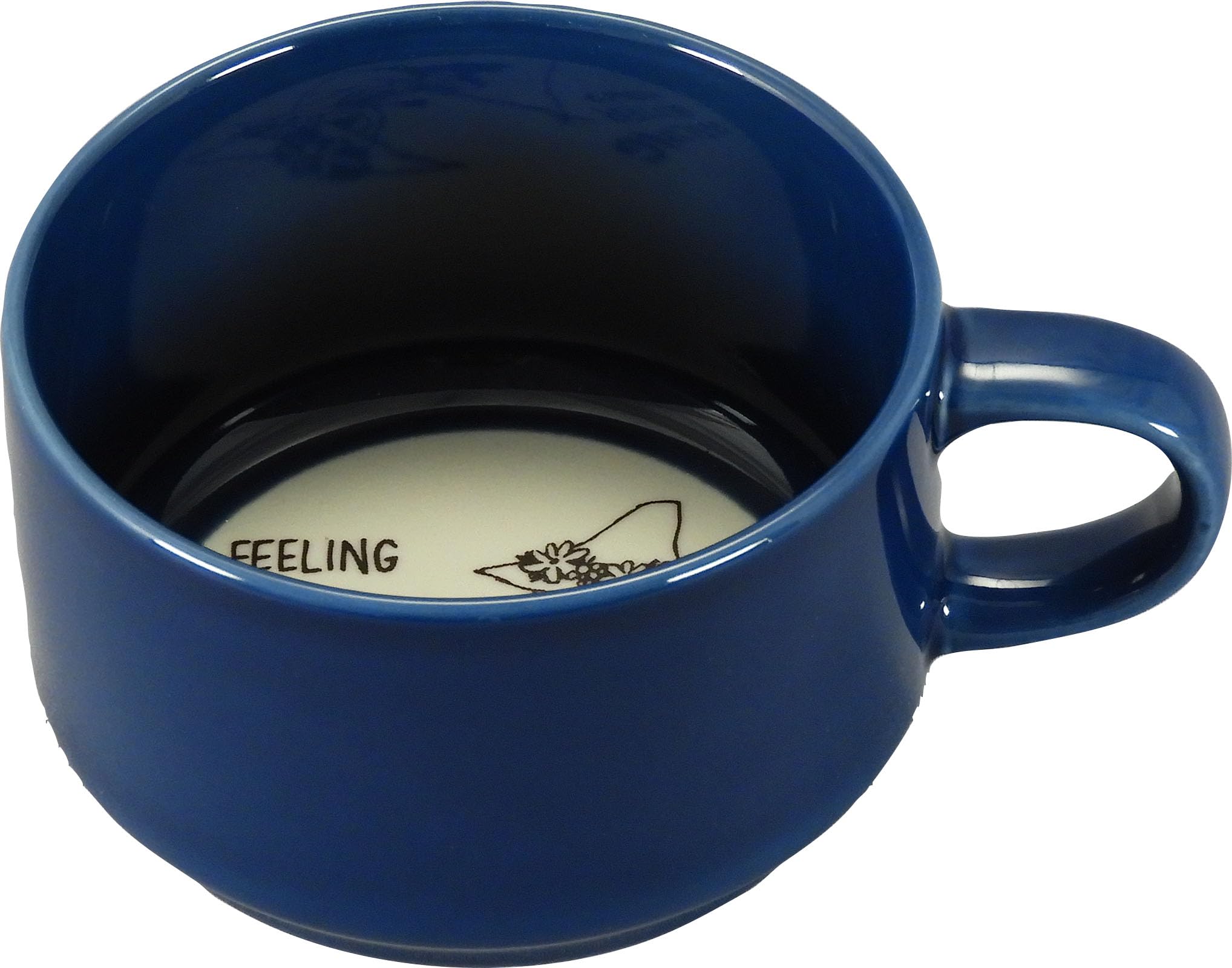 야마카 무민 메시지 머그컵 스나프킨 MM7603-11 300ml 블루