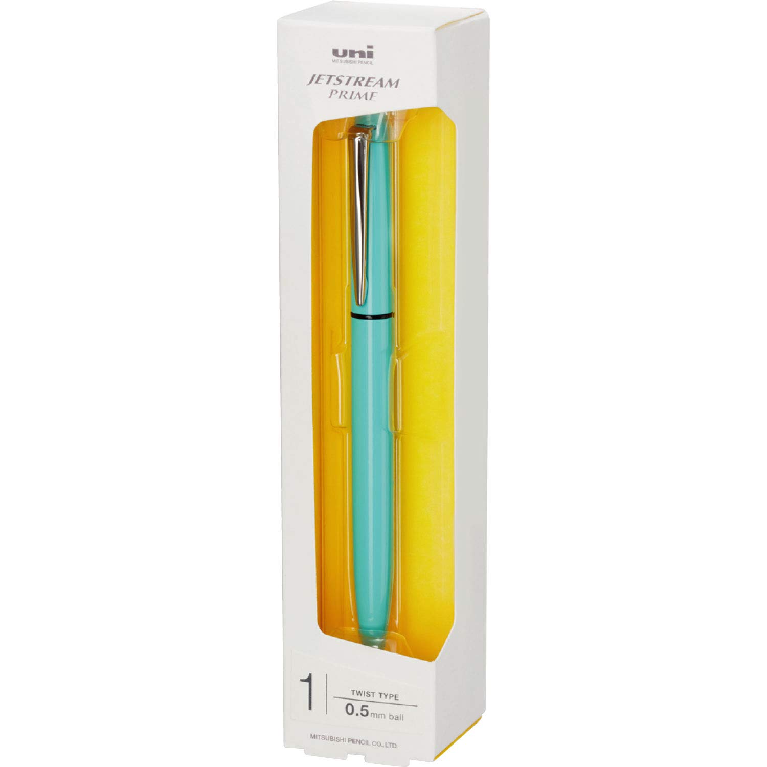 미쓰비시 연필 제트스트림 프라임 회전식 SXK330005.32 민트블루 0.5mm 유성볼펜 이미지 2