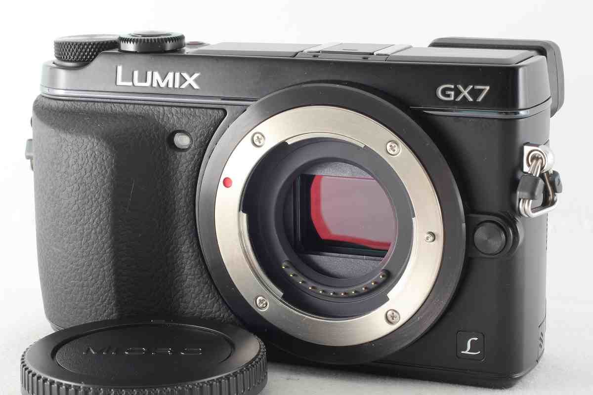 [중고] 파나소닉 루믹스 블랙 DMC-GX7-K 미러리스 카메라 바디 이미지 2