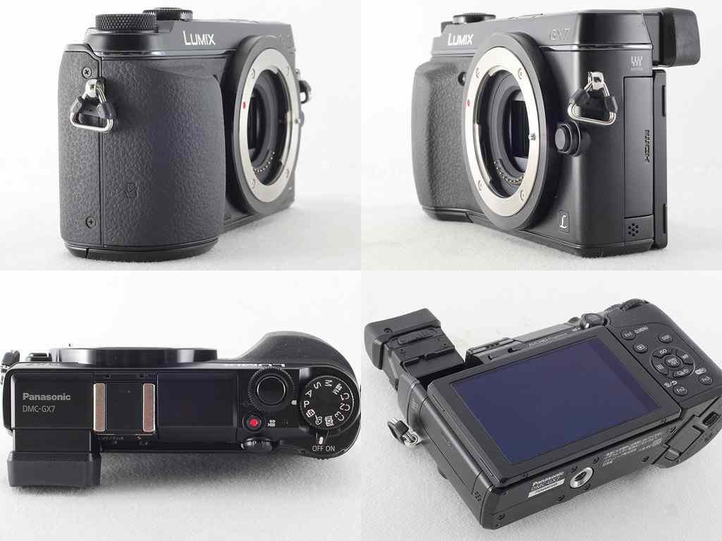 [중고] 파나소닉 루믹스 블랙 DMC-GX7-K 미러리스 카메라 바디 이미지 5