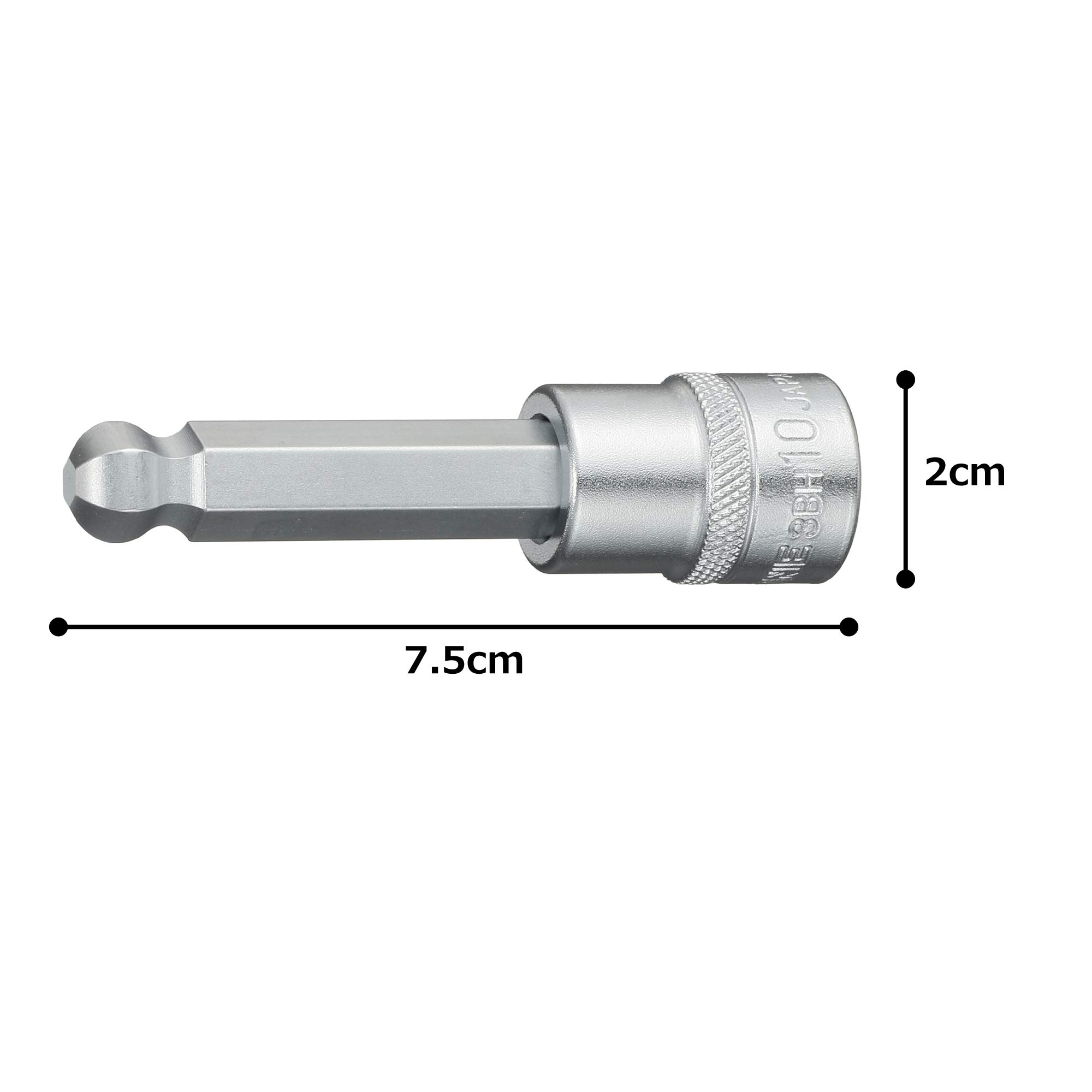 토네 볼포인트 육각 소켓 HP3BH-10 10mm 이미지 5