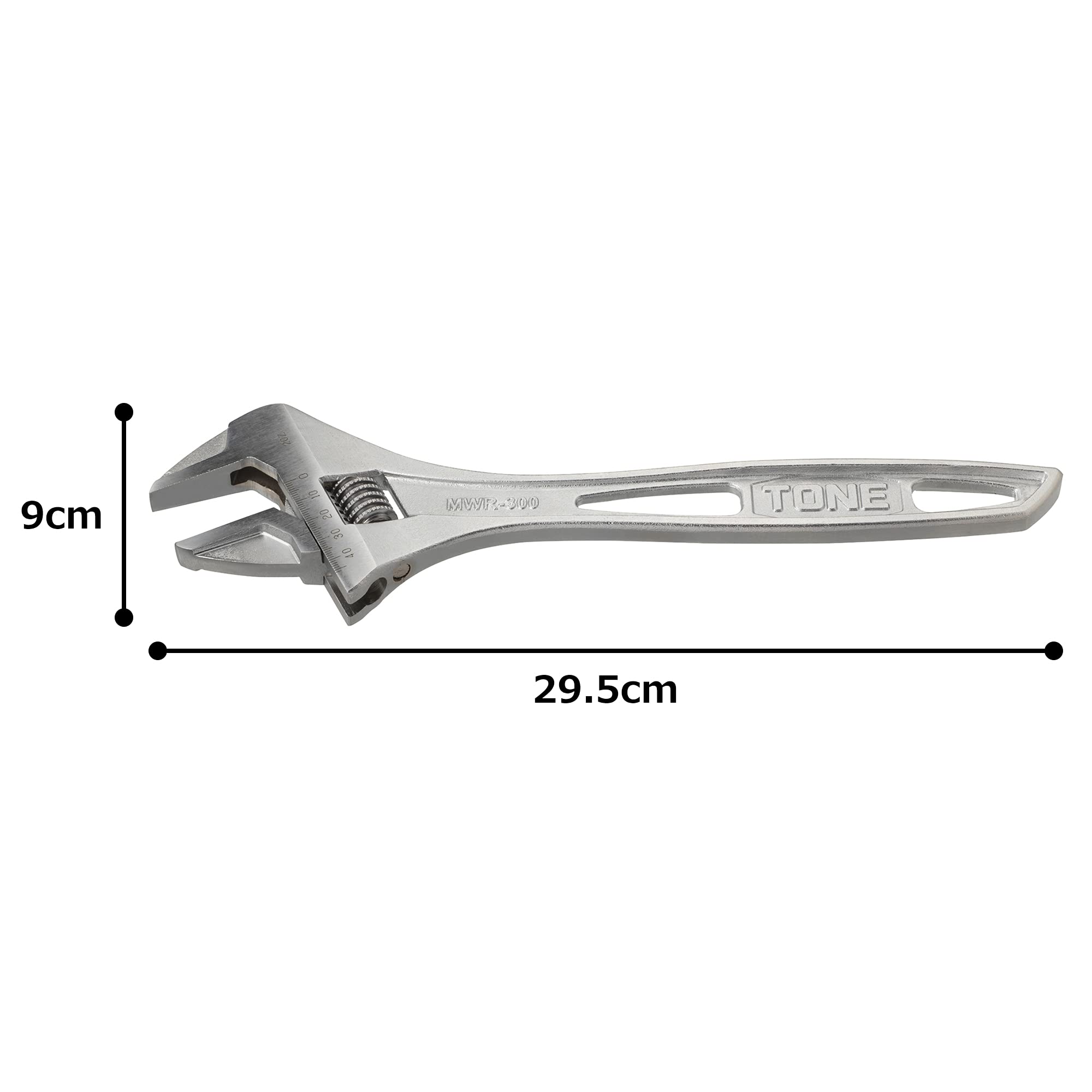 토네 MWR-300 300mm 몽키렌치 눈금형 이미지 4