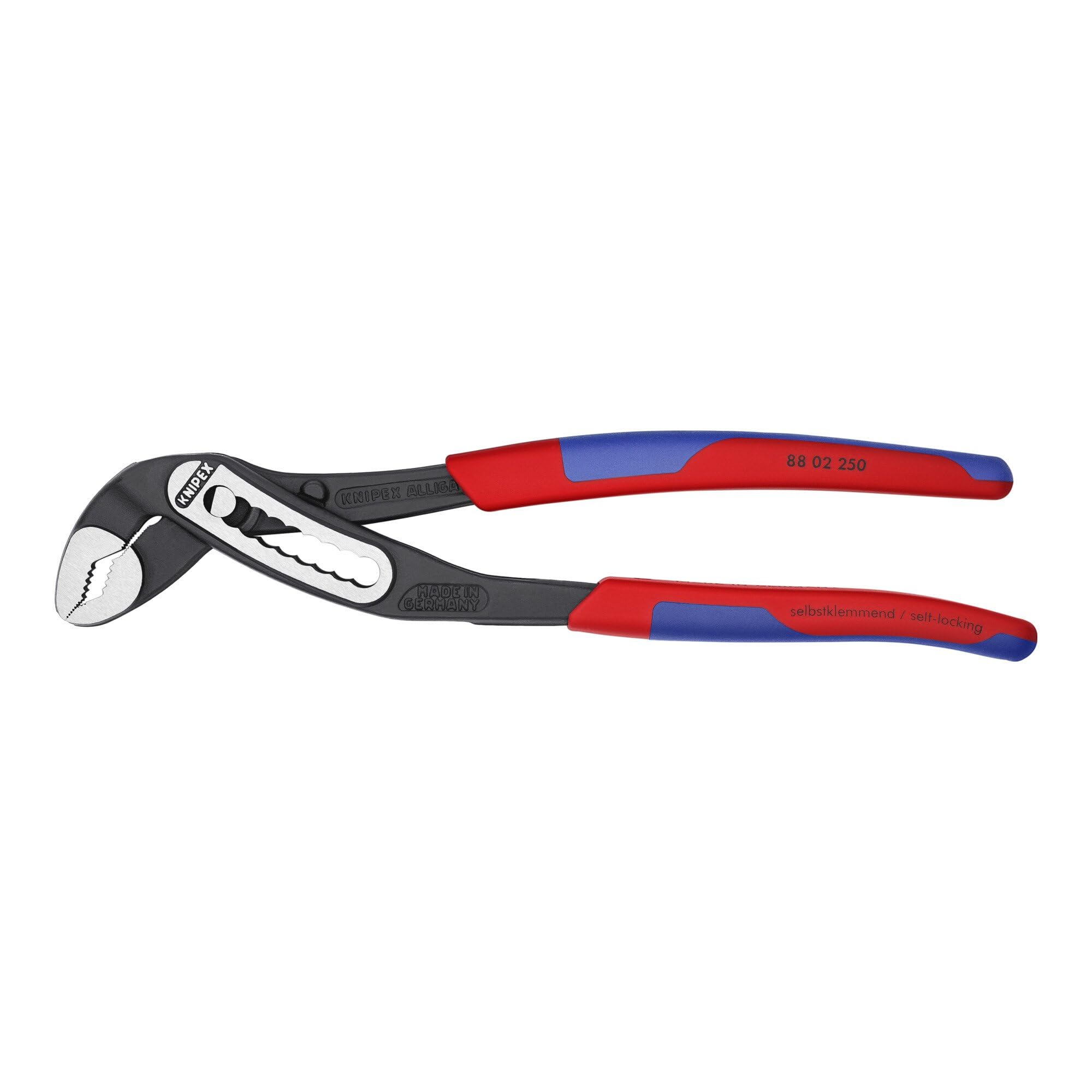 크니펙스 알리게이터 8802-250 250mm 워터펌프 플라이어 블루 이미지 2
