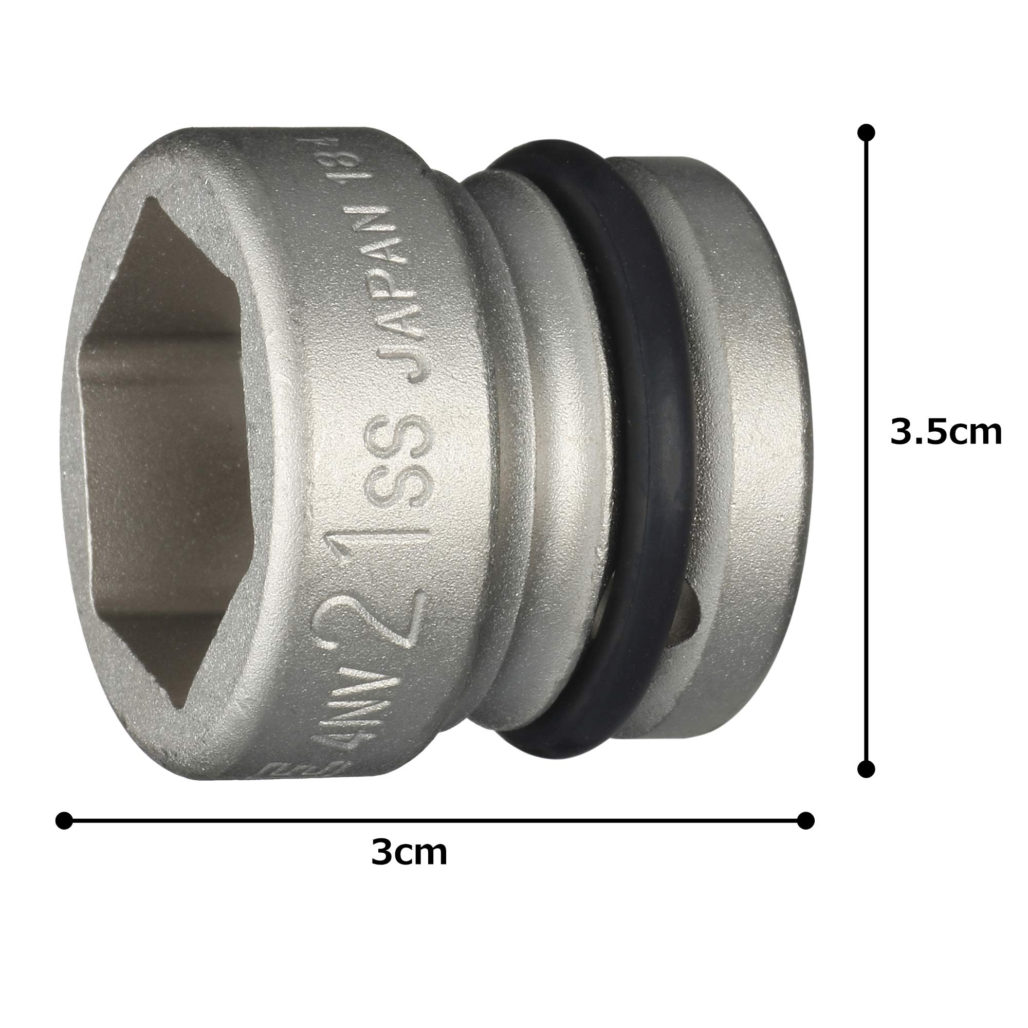 토네 4NV-21SS 임팩트 숏소켓 12.7mm 21mm 이미지 5