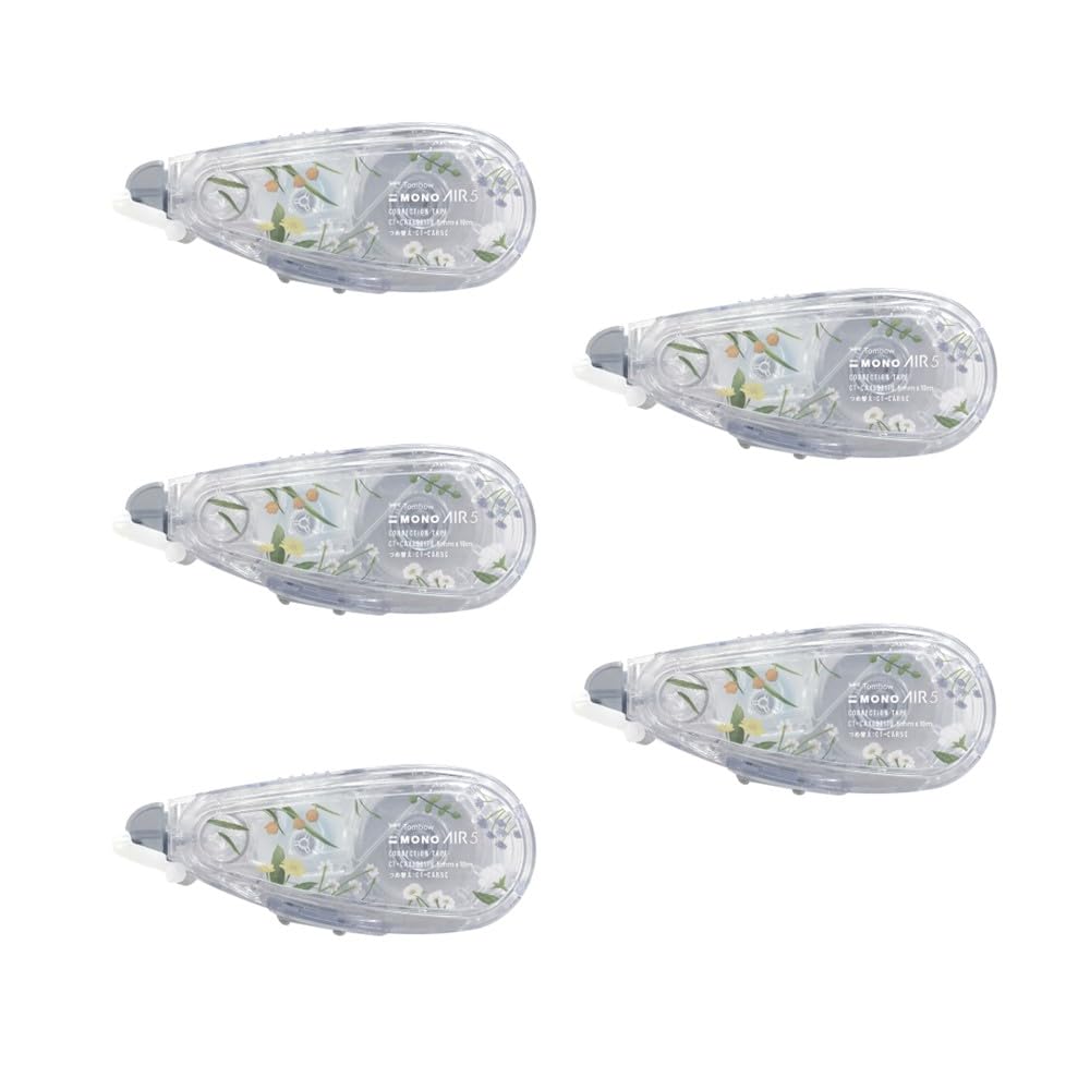 톰보 모노에어 리필식 수정테이프 보태니컬 CT-CAX5G01TU-5P 5mm 5개입