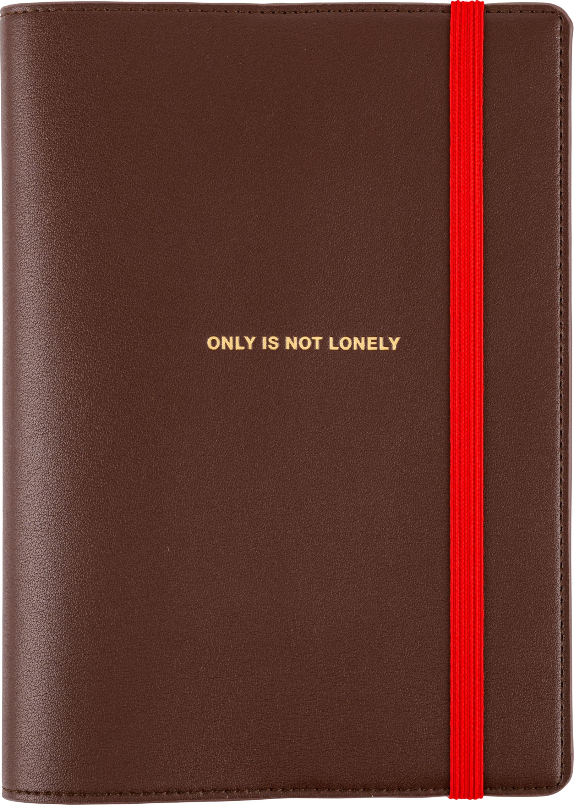 호보니치 커즌 ONLY IS NOT LONELY A5 다이어리 커버 초콜릿