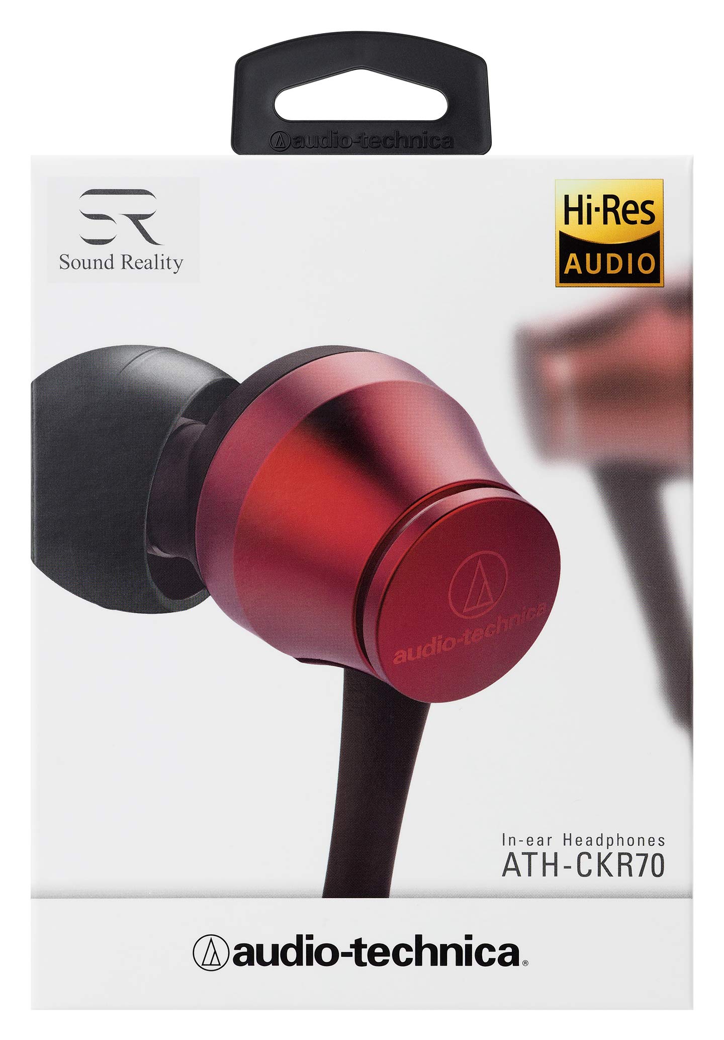 오디오테크니카 CKR ATH-CKR70 레드 유선 커널형 이어폰 하이레졸루션 이미지 2