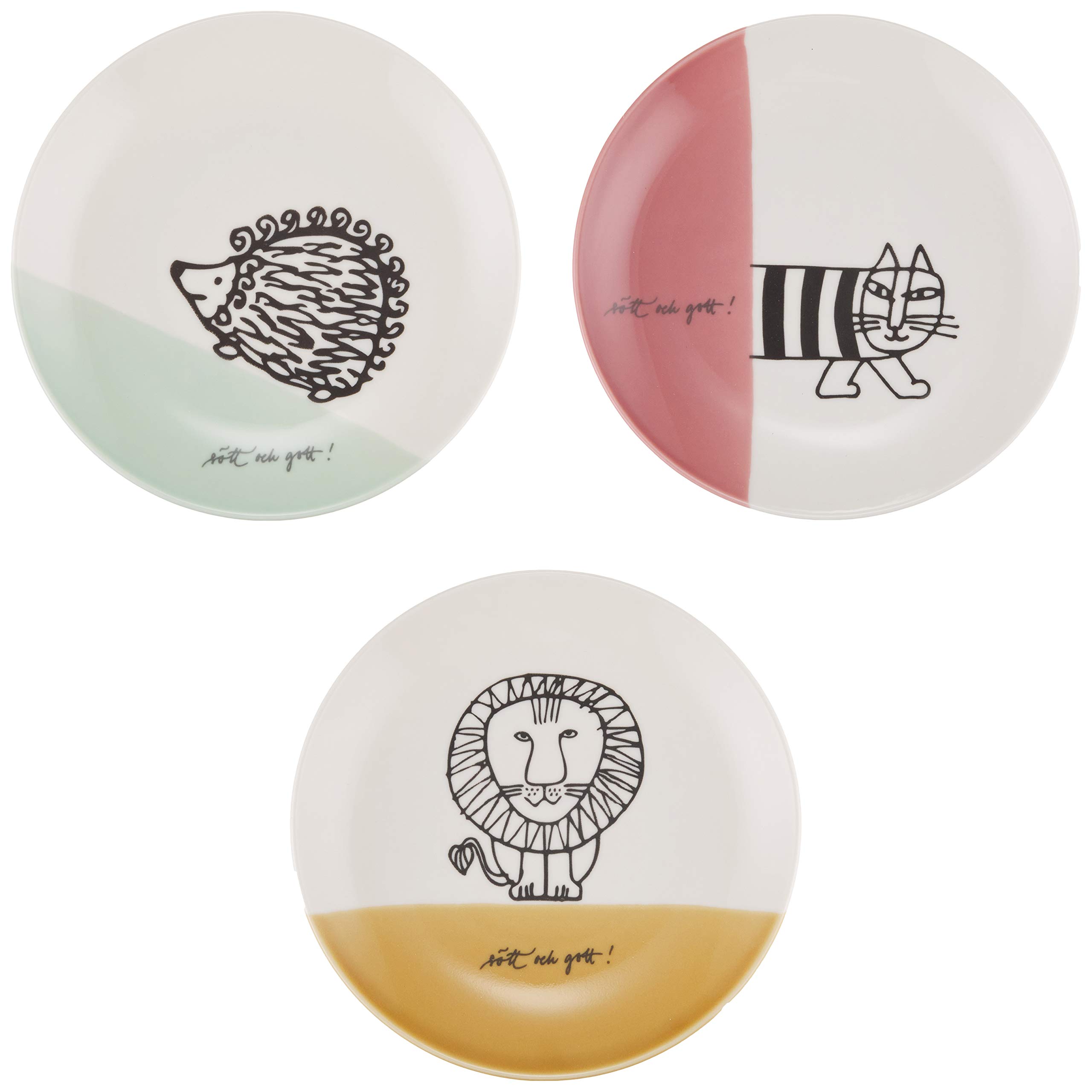 야마카 리사라슨 포플라츠 LL70-95 플레이트 19cm 3p 세트
