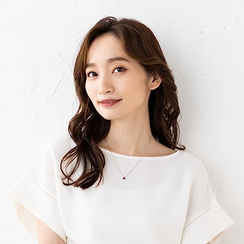 교세라 가넷 WPDN2966 플래티넘 라운드 목걸이 1월 탄생석 이미지 3