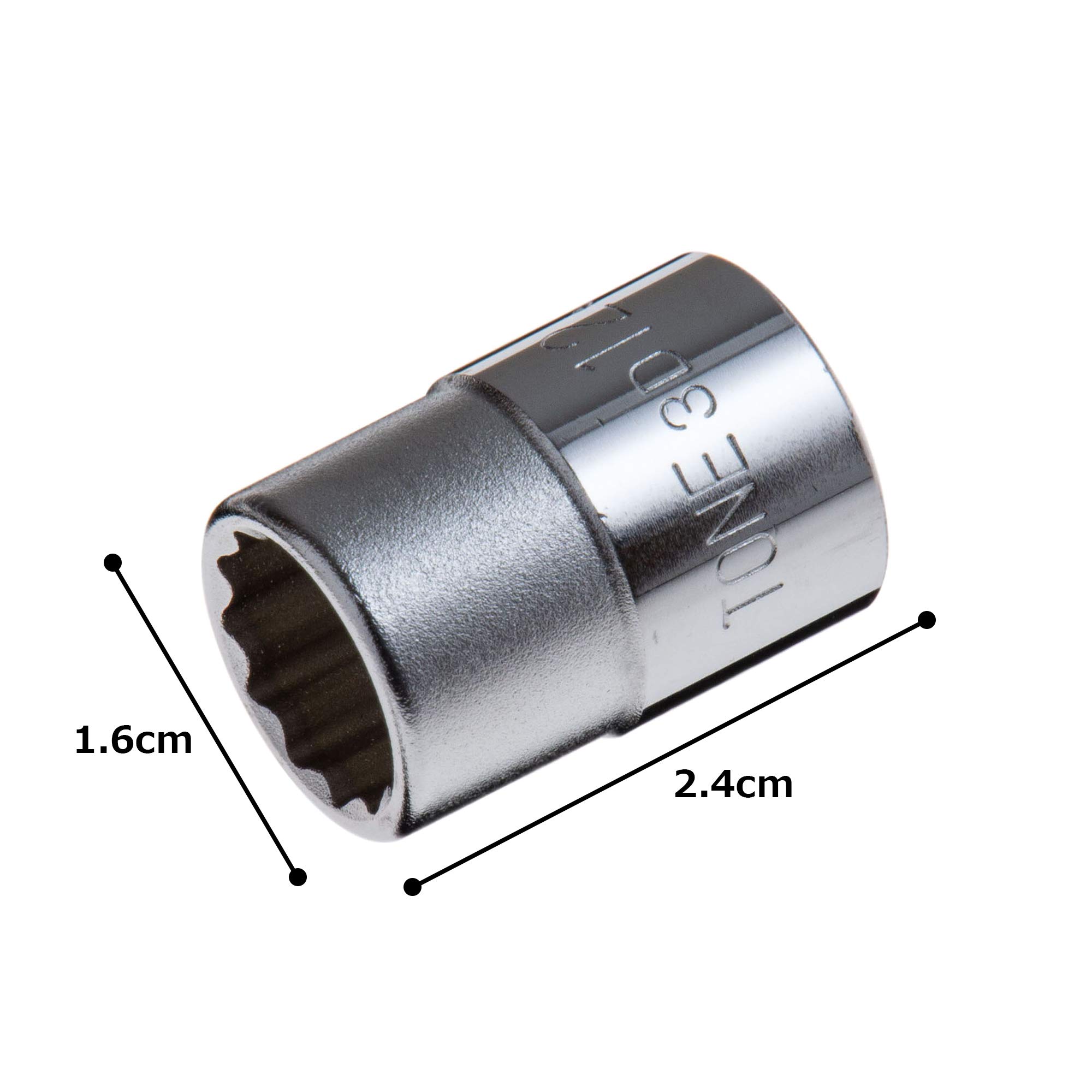 토네 12각 소켓 HP3D-12 12mm 이미지 3