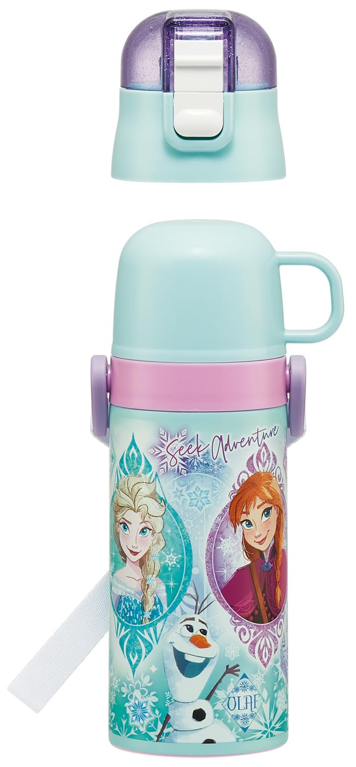 스케이터 겨울왕국 400ml 2WAY 빨대/컵 겸용 보온보냉 물병 이미지 12