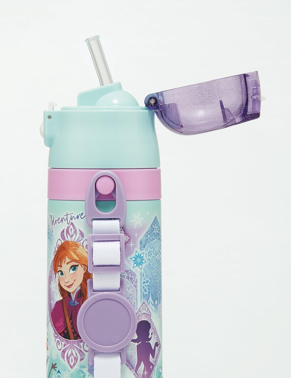 스케이터 겨울왕국 400ml 2WAY 빨대/컵 겸용 보온보냉 물병 이미지 14