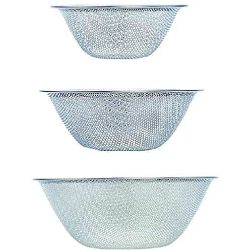 소리야나기 펀칭 스트레이너 3종 세트 16cm 19cm 23cm