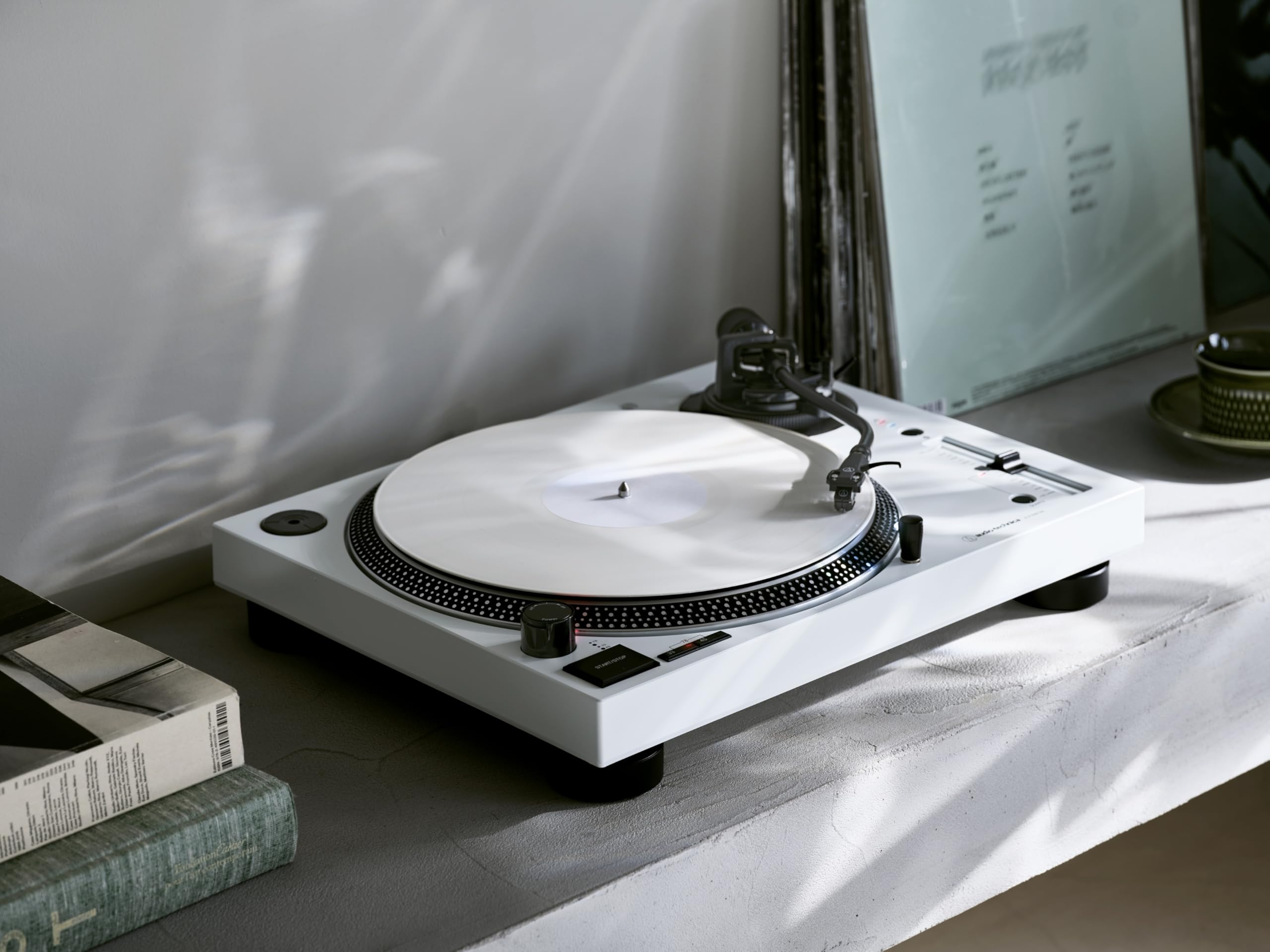 오디오테크니카 AT-LP120XBT-USB 화이트 다이렉트 드라이브 턴테이블 블루투스 유선 이미지 18