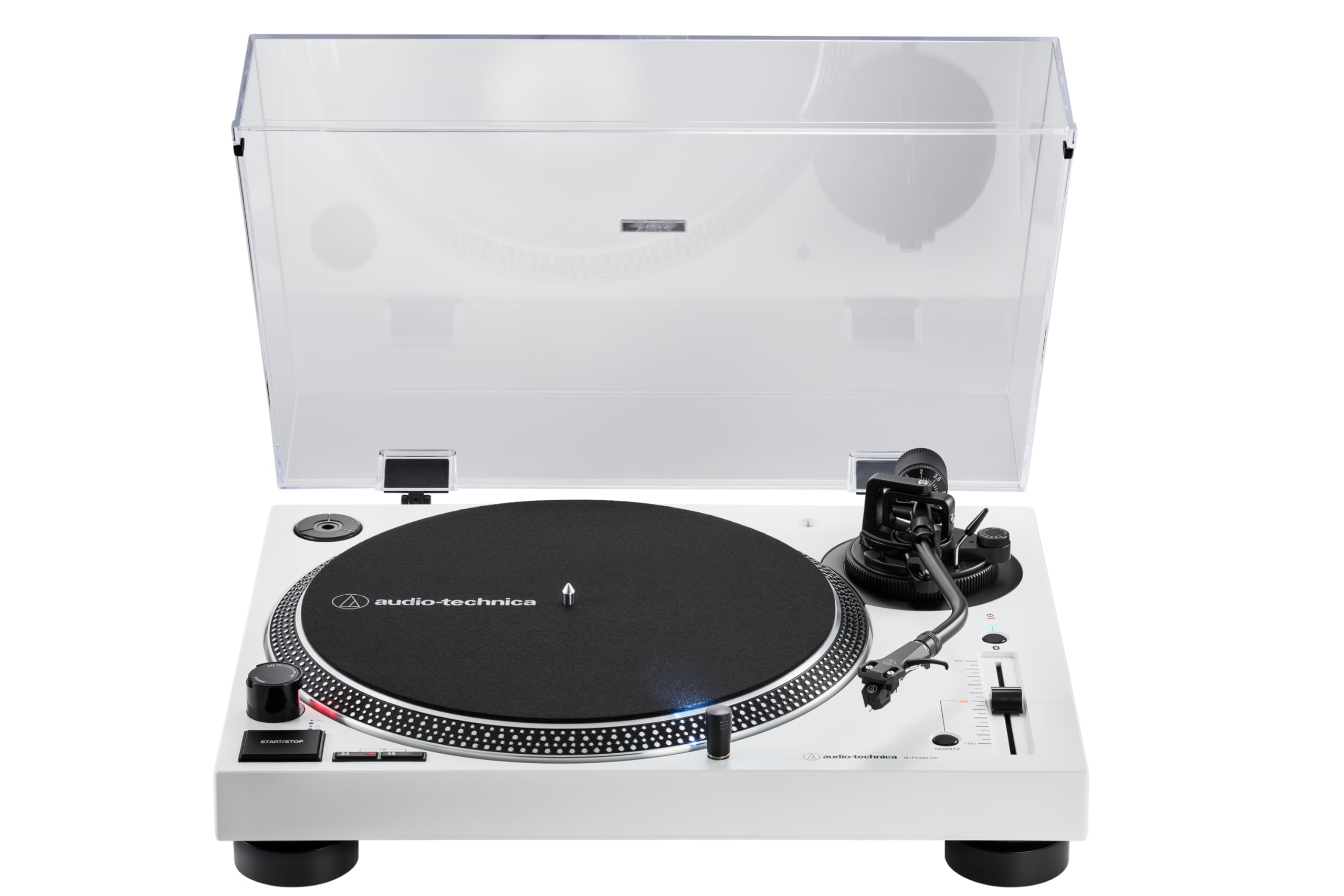 오디오테크니카 AT-LP120XBT-USB 화이트 다이렉트 드라이브 턴테이블 블루투스 유선 이미지 2
