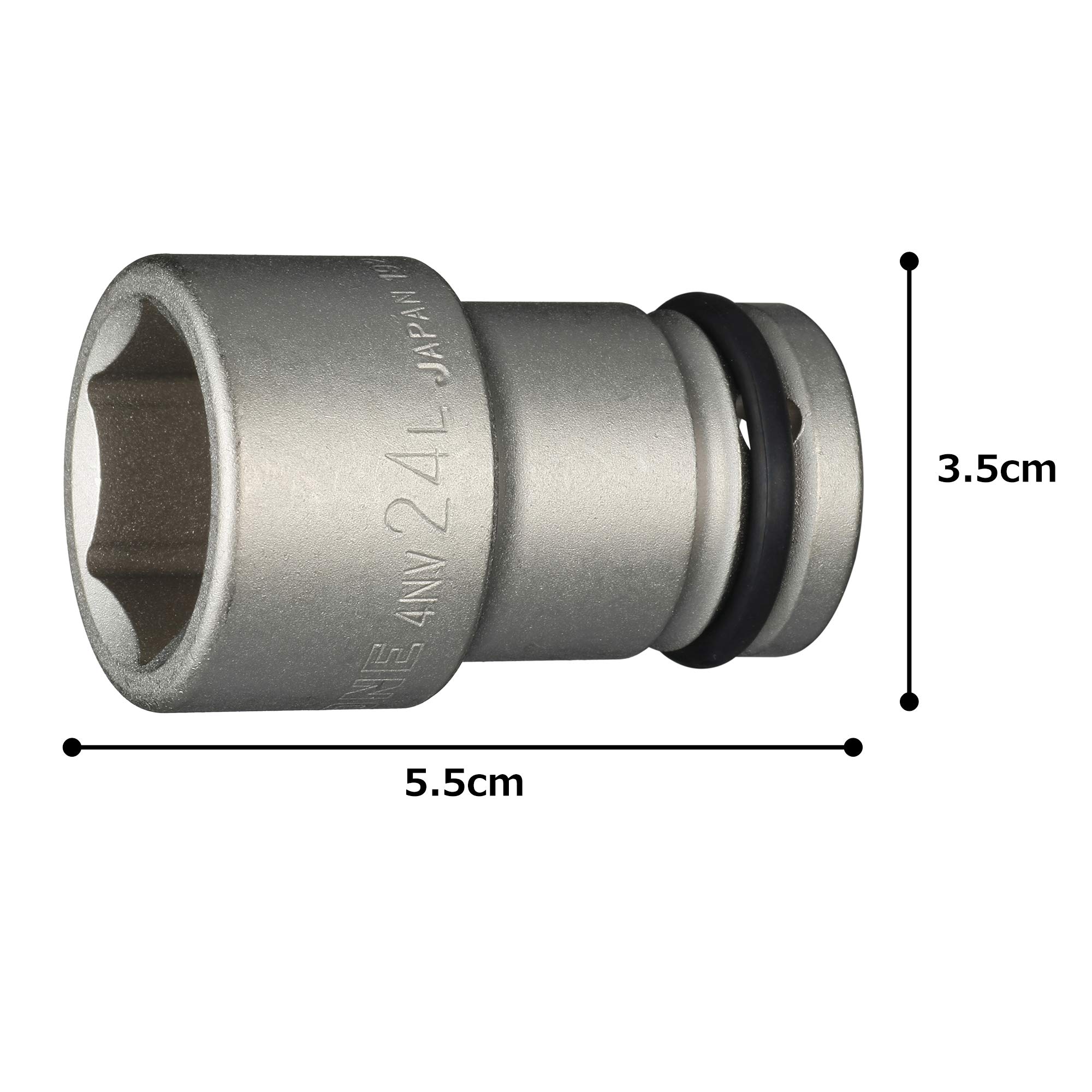 토네 HP4NV-24L 24mm 임팩트 롱소켓 이미지 5