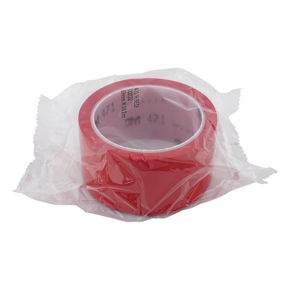 3M 471 레드 50mm x 18.2m 라인테이프 길이 18.2m 레드 단품