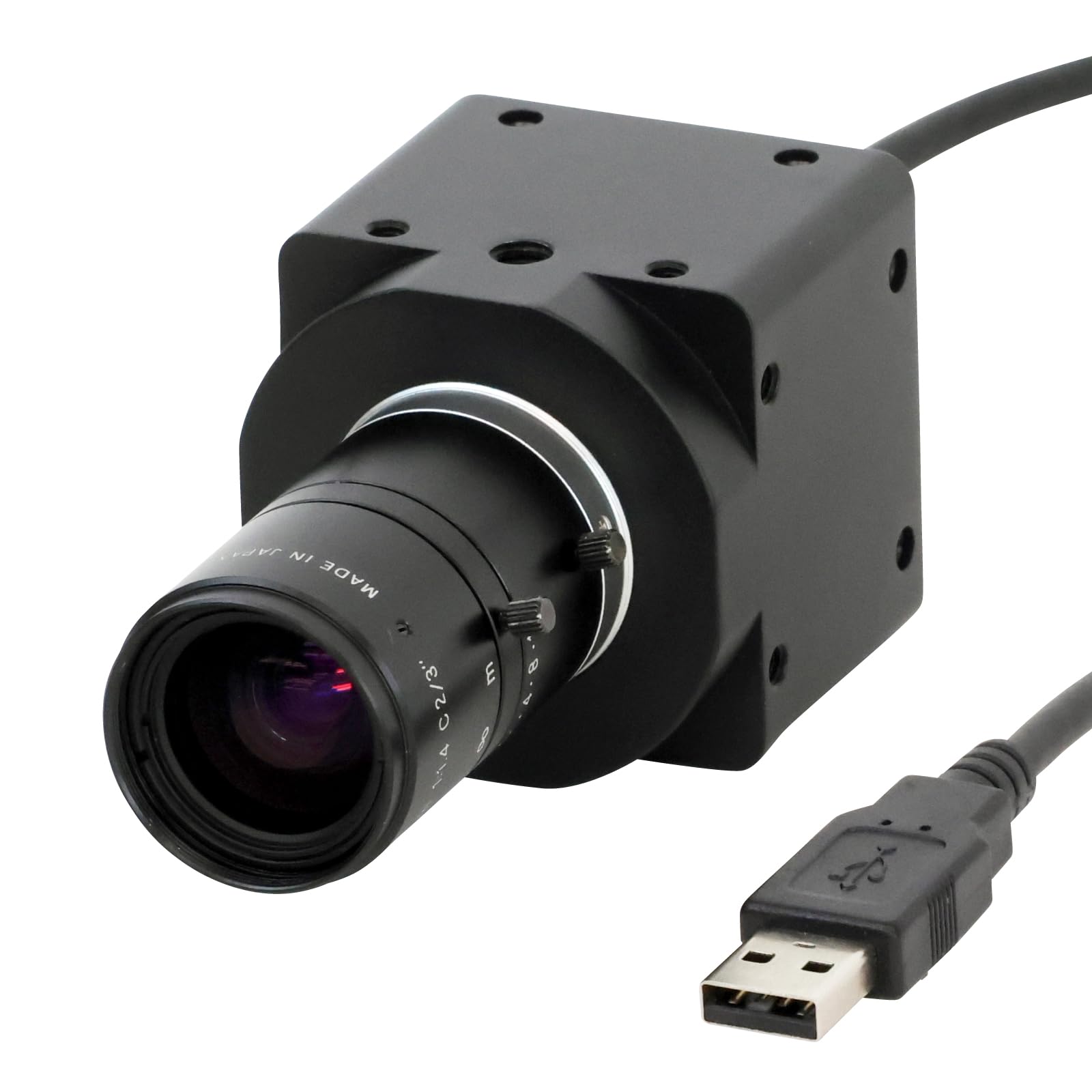 호잔 USB 연결 500만 화소 초점거리 8mm 작동거리 100mm-∞ 카메라 렌즈 전용