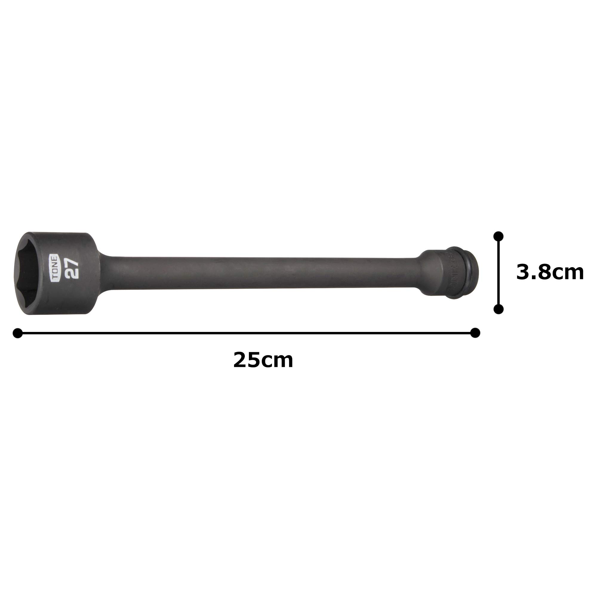 토네 4AEX-27L250 27mm 임팩트 익스텐션 소켓 이미지 5