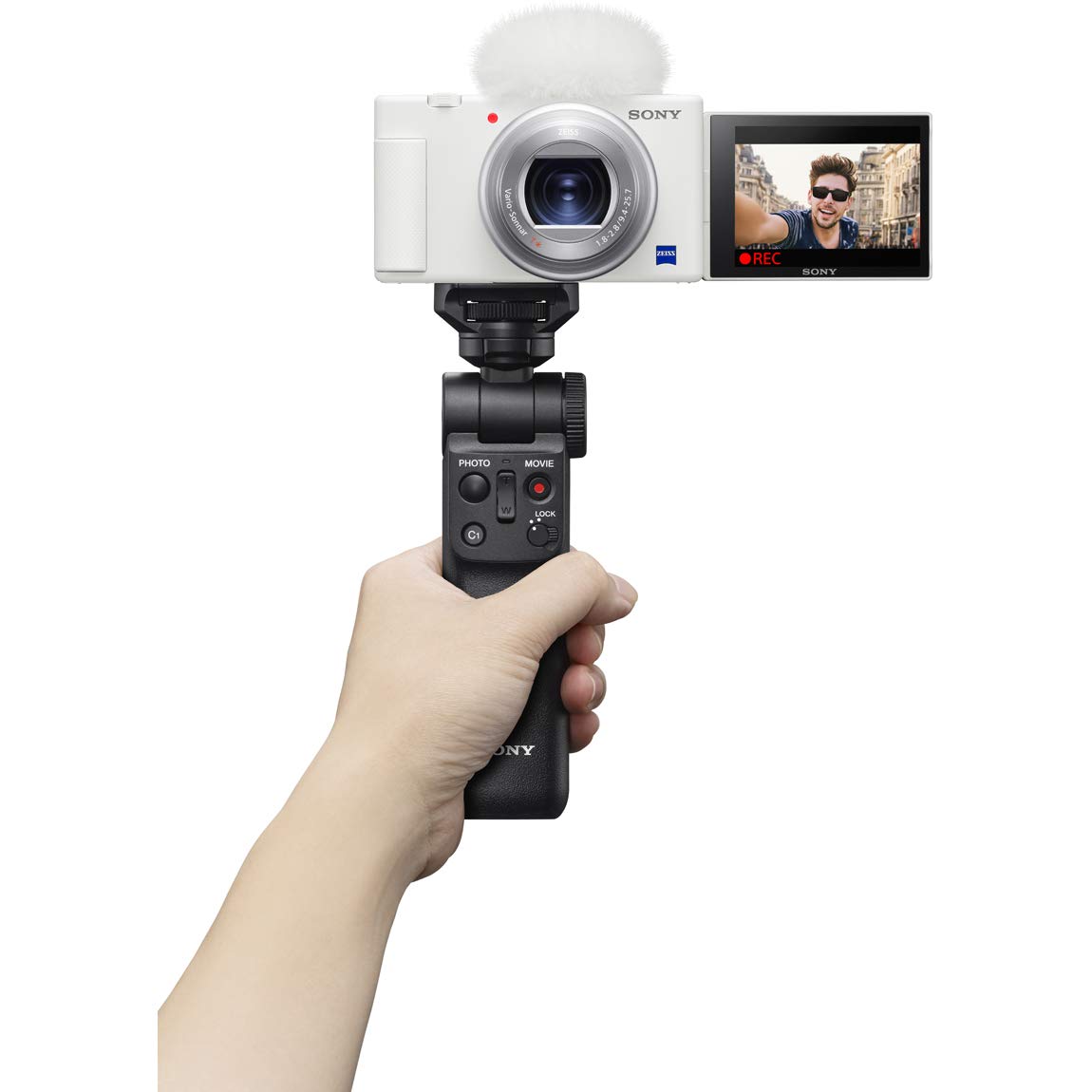 [중고] 소니 VLOGCAM 화이트 ZV-1 콤팩트 브이로그 카메라 이미지 17