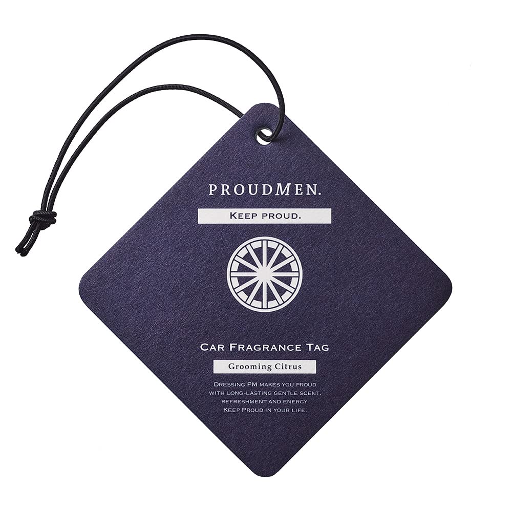 프라우드맨 차량용 방향제 태그 그루밍 시트러스 1개입 단품