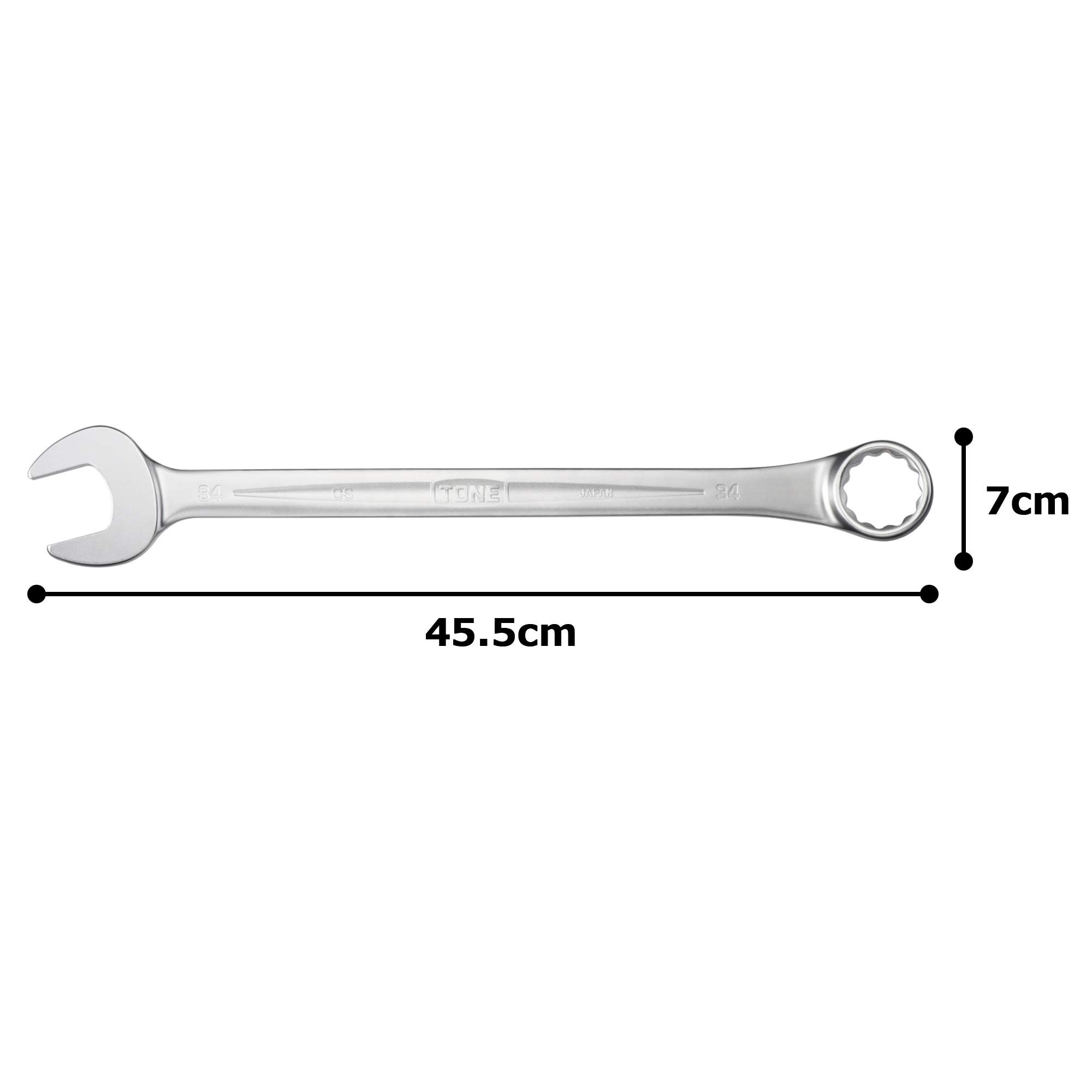 토네 HPCS-34 34mm 콤비네이션 렌치 이미지 5