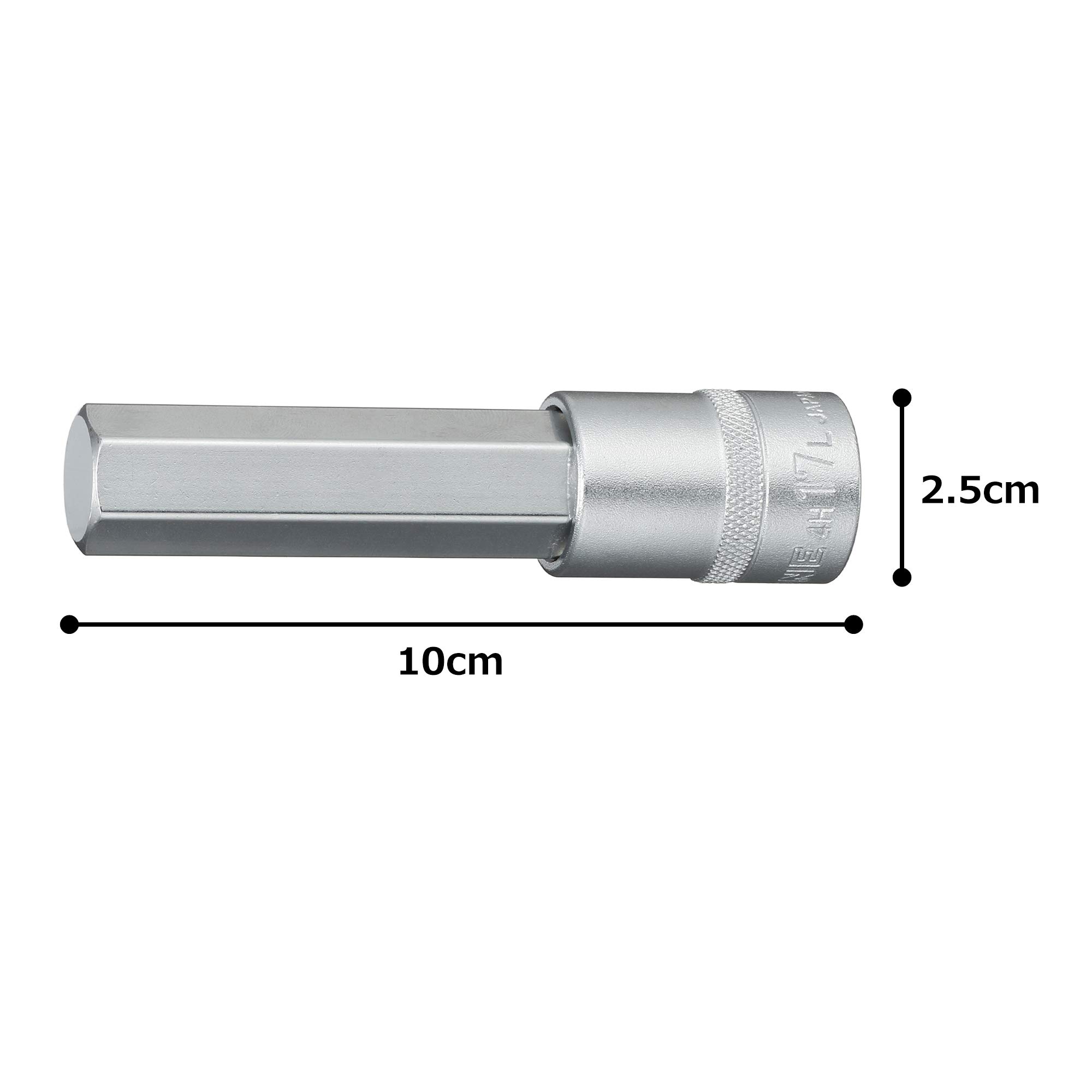 토네 HP4H-17L 롱 육각 소켓 17mm 12.7mm 이미지 5