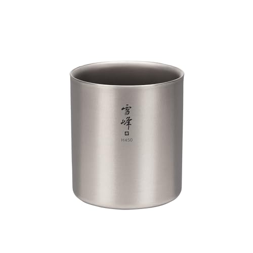 스노우피크 스태킹 머그 설봉 H450 TW-122 티타늄 보온 보냉 스태킹 가능