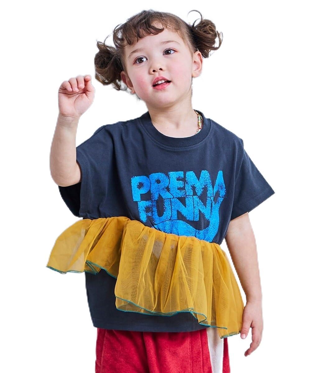 마키즈 돌먼 튤 도킹 티셔츠 B70 차콜 B70 차콜 110