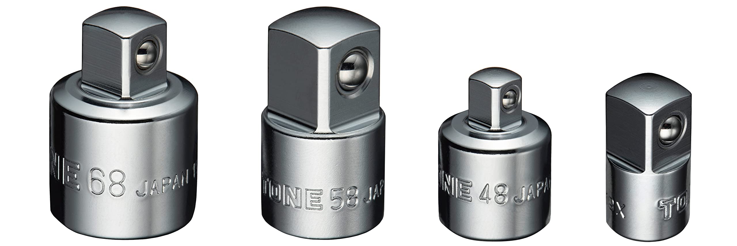 토네 소켓 변환 어댑터 세트 SAS40 6.35 9.5 12.7mm 4종