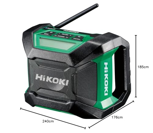 하이코키 UR18DA 14.4V 18V 충전식 라디오 소형 블루투스 AC겸용 베어툴 이미지 6
