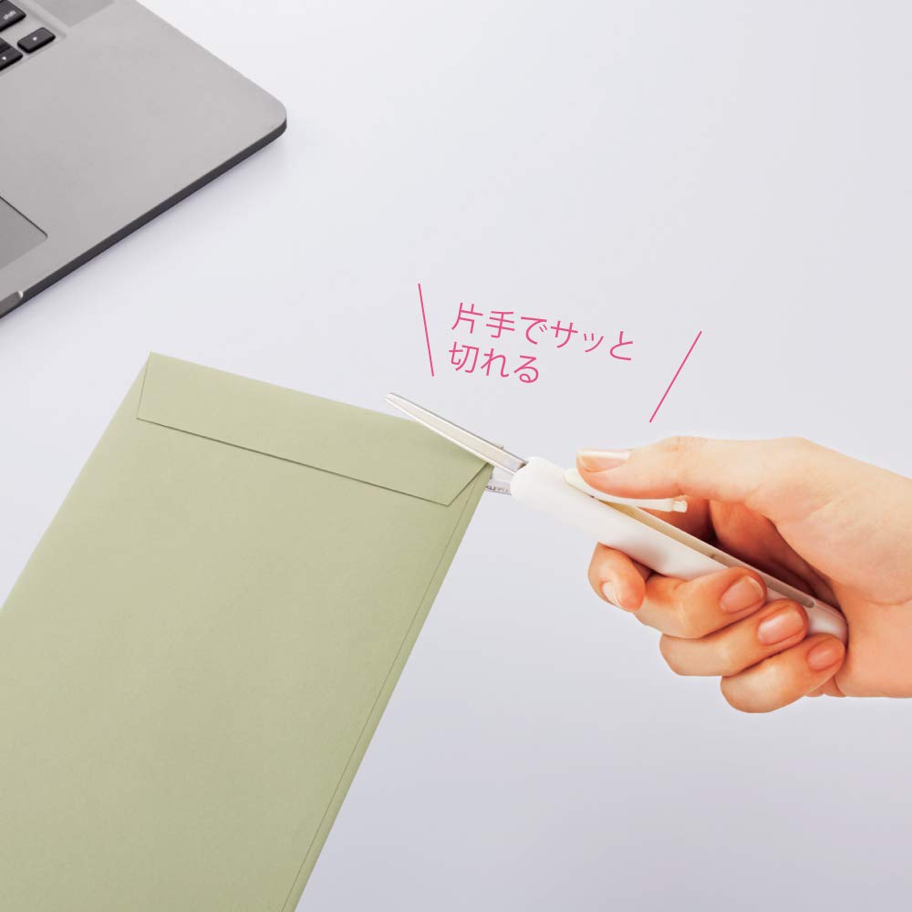 코쿠요 사쿠사포셰 화이트 하사-P320W 휴대용 가위 글루리스날 이미지 9