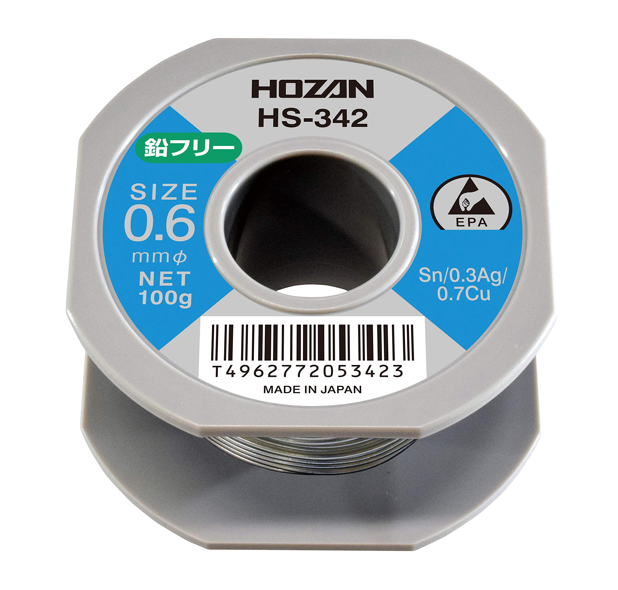 호잔 HS-342 0.6mm 100g 무연납 선경 0.6mmφ M 중량 100g