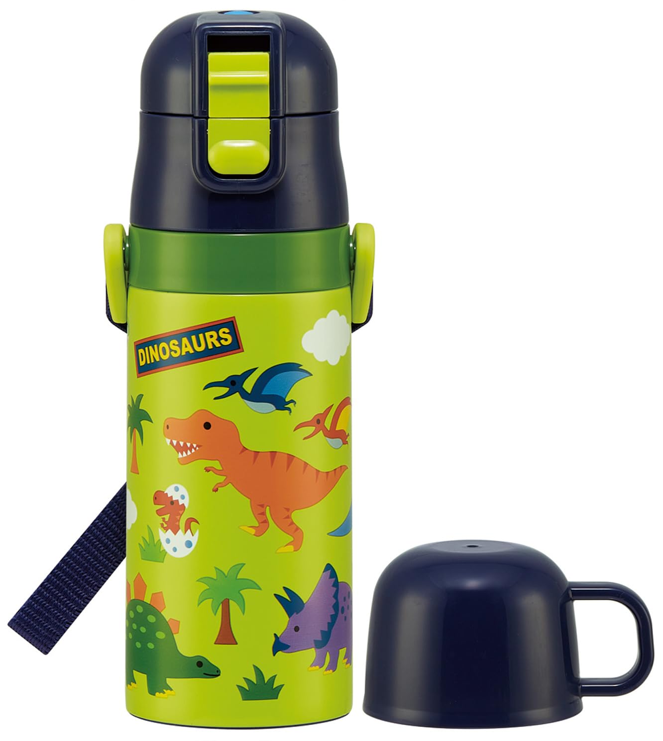 스케이터 SKDC3 2WAY 350ml 아동용 공룡 스테인리스 보온보냉 경량 물통