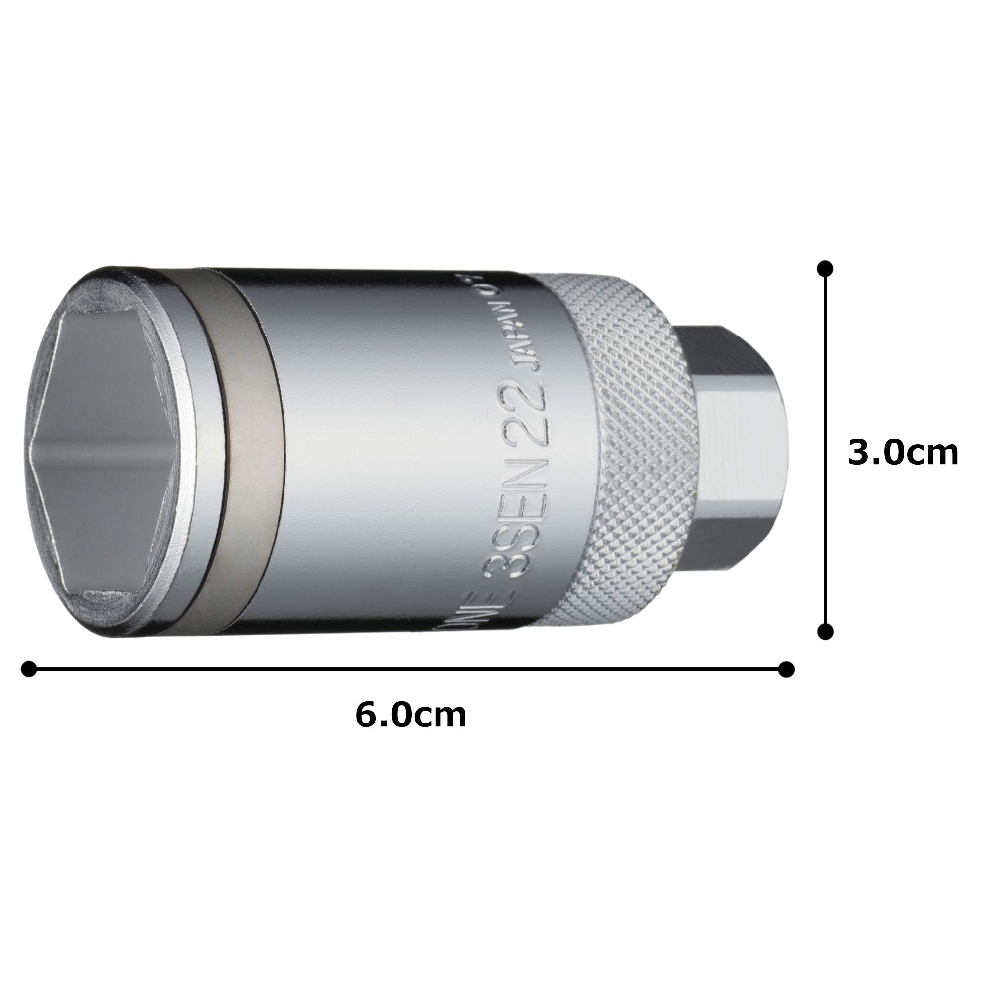 토네 3SEN-22 9.5mm 22mm 센서 소켓 6각 이미지 5