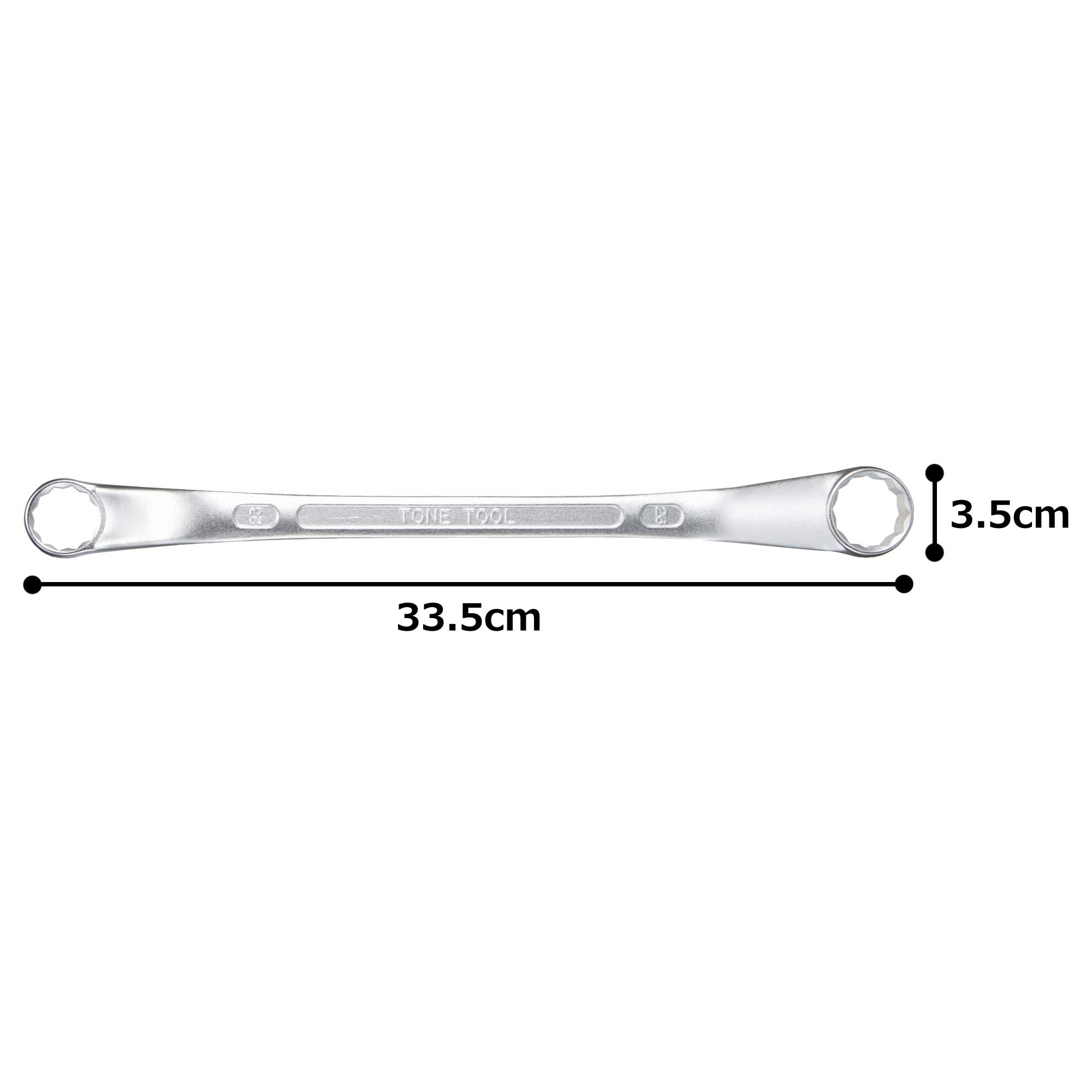 토네 HPM45-2326 23x26mm 45도 롱 옵셋렌치 이미지 6